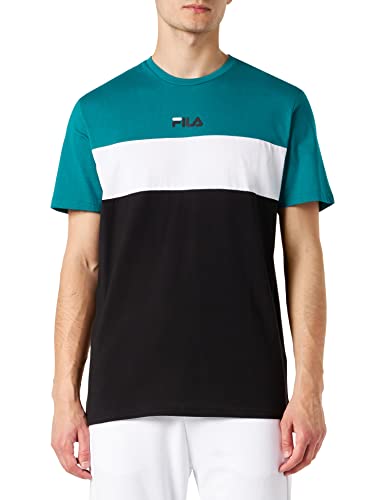 T-shirt FILA Springdale color-block pour homme vêtement sport décontracté