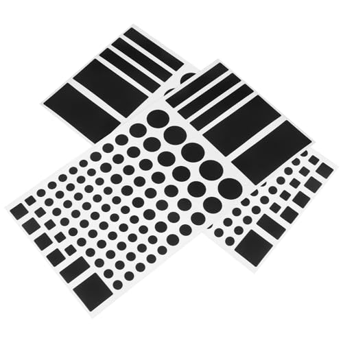 MUELODSIC LED���C�g�����X�e�b�J�[ 2���Z�b�g �u���b�N�A�E�g�Ռ��V�[�g ���ʒ����\ �ƒ� �I�t�B�X�p �d�q�@�탉�C�g�J�o�[ �����v�V�F�[�h