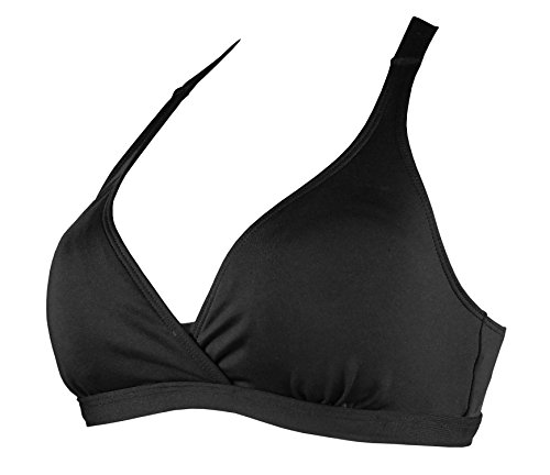 COCOSHIP Women's UPF 50+ Training Sport Bra Bikini Top Double Back Strap Swim Tankinis(FBA)2