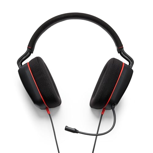 Image of PowerA Wired Stereo Headset for Nintendo Switch 2 - Black, Officially Licensed, 50 mm Crivers, Detachable Boom Mic, On-Ear Controls, 3.5mm Jack, Compatible with Switch OLED, Switch, Switch Lite
