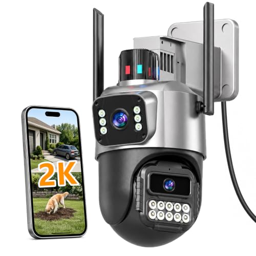 6MP Dual Lens Outdoor Security Camera - image 1