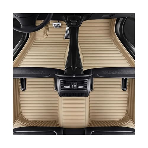 ベンツ CLA クラス C118 2020 2021 2022 2023 2024 対応カーフロアマット 自動車アクセサリー フットカーペット(20-Beige Stripes,LHD)