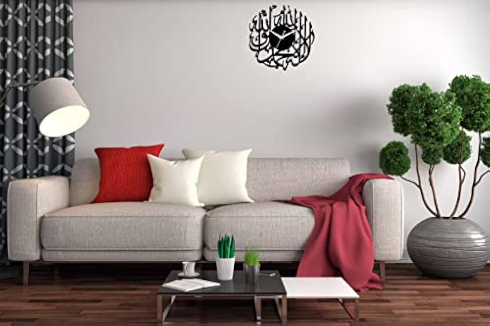 Classic Black Wall Clock, Silent Ticking