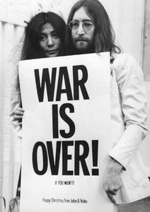 John Lennon & Yoko – Guerre Est de plus de –, Poster, Affiche a3, photo