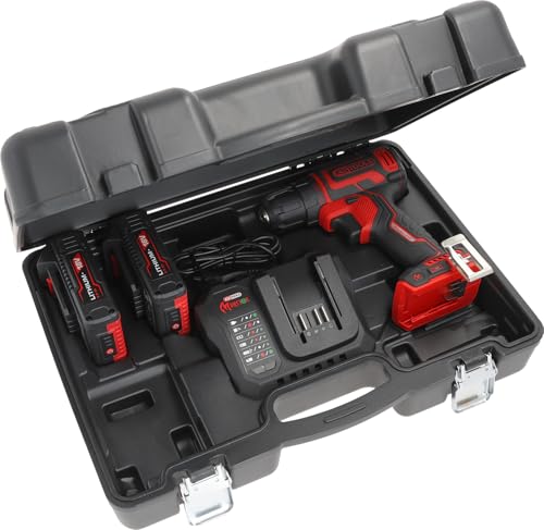 KS Tools 515.6400 eMONSTER Brushless-Akku-Bohr-Schrauber-Satz, 4-tlg