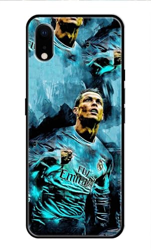 PRINTFIDAA® Metal TPU Printed Back Cover for Apple iPhone XR (Famous Football Player) 360 Degree Protection | Camera Protection -25092024(U) Deal