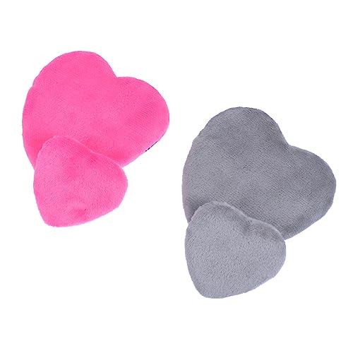 minkissy 4 Esponjas Secas Con Forma De Corazón Para Maquillaje De Bebé Base De Maquillaje Polvos Sueltos Faciales Y Corporales