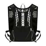 Chaleco de hidratación, chaleco para correr, soporte para teléfono, ligero, ajustable, suministros deportivos para senderismo al aire libre, entrenamiento de trail, trotar