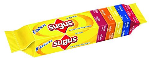 SUGUS - CARAMELO MASTICABLE - PACK DE BOLSILLO - 18 UNIDADES POR 45 GR Cover