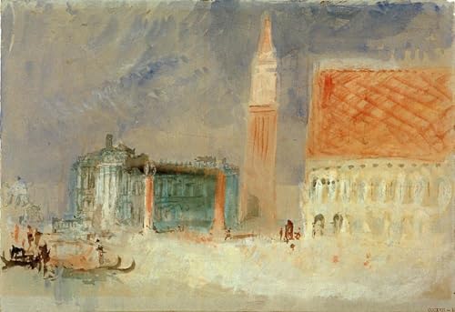 Pintura al óleo clásica de la Piazzetta de Turner para renovar paredes