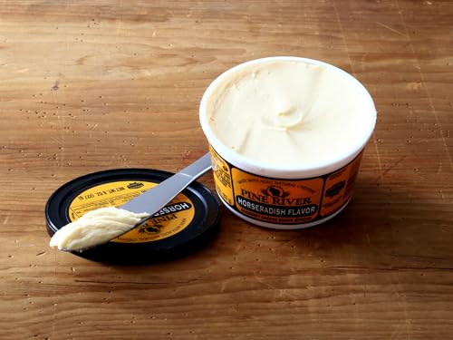 Pine River Cheese Spreads 3-Pack | (3) 8 oz Tubs | SHELF-STABLE Gourmet Wisconsin Pub Cheese Spread (Horseradish)