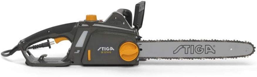 Stiga SE 2216 Q Electric Chainsaw top view showing power cord