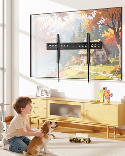 Support mural pour téléviseur grand écran LCD LED VESA 800x400mm - 7