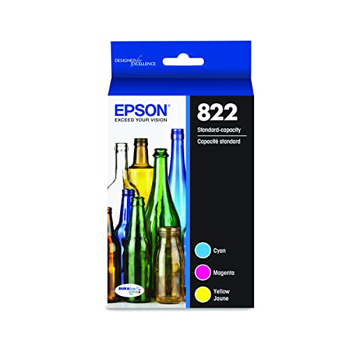 EPSON 822 DURABrite Ultra Ink Standard Capacity Black & Color Cartridge Combo Pack (T822520-S) Works with WorkForce Pro WF-3820, WF-3823, WF-4820, WF-4830, WF-4833, WF-4834 1 EPSON-822-DURABrite-Ultra-Ink-Standard-Capacity-Black-Color-Cartridge-Combo-Pack-T822520-S-Works-with-WorkForce-Pro-WF-3820-WF-3823-WF-4820-WF-4830-WF-4833-WF-4834