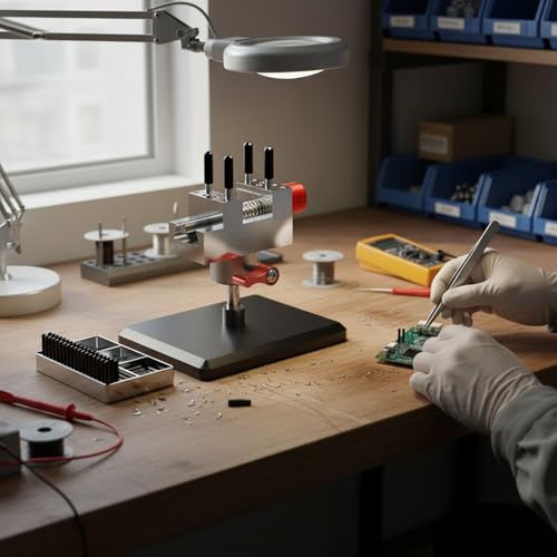 Table de serrage réglable pour stopper la rouille dans la fabrication de métaux en milieu humide