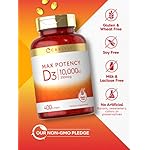 Carlyle Vitamin D 10000 IU 400 Softgels | Value Size | Max Potency | Non-GMO, Gluten Free Supplement - Image 4