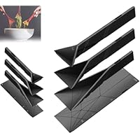 2st 3-in-1 Polygons Maatlepel, 6 Verschillende Maten Opvouwbaar Plat Magnetische Maatlepels voor Vloeibare Droge Ingrediënten Multifunctioneel