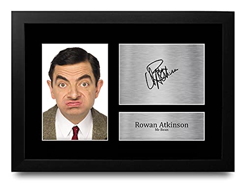 Rowan Atkinson Autographe Imprimé Cadeau Fan Émission TV A4