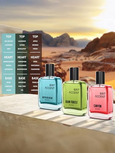 Image of Combo Pack of 3|Depth Of Ocean-RainForest-Canyon|Parfum|Long-Lasting|Premium| Eau de Toilette - 150 ml