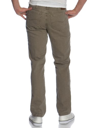 Image of Lee Men's Cotton Blend and Polyester Regular Fit Straight Leg Jeans