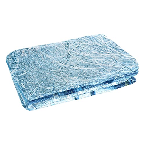 Couverture douce plaid chaud arbres enneigés lit canapé camping