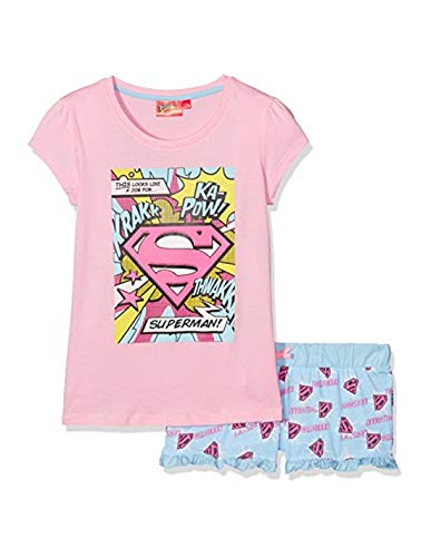Superman - Pijama - para niña Rosa/Azul 10 años