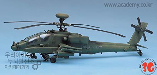 Academy airplane model US-12488 1 / 72AH-64 Apache helicopter gunships