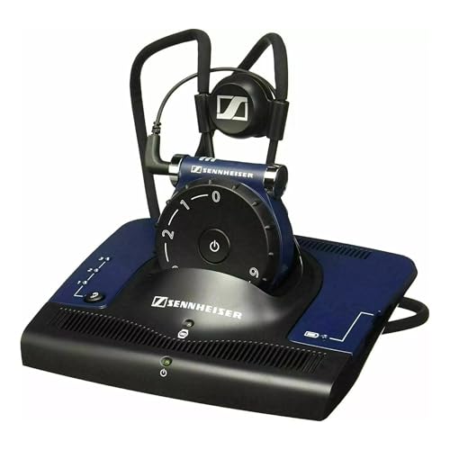 Sennheiser Set 840 S Wireless Stereo TV Listening System - Enhanced Sound for Hearing Aid Users, Long-Range RF Transmission, Customizable Audio Settings, Rechargeable Battery