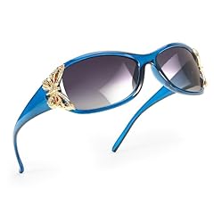 S2-blue Frame Grey Butterfly Sunglasses