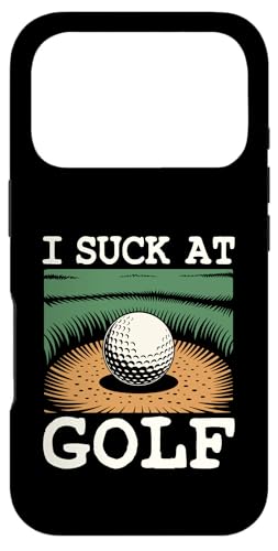 I Suck At Golf Joke ʔSt s Ȓj St X}zP[X iPhone 17 Pro p