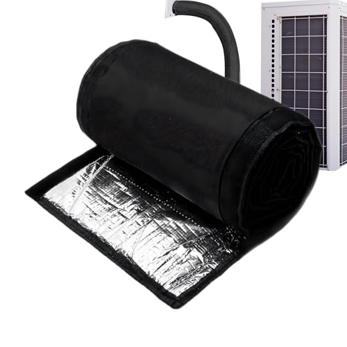 Husoiuy Isolation Des Tuyaux De Climatisation Extérieurs | Enveloppe De Tuyau D'échappement Pour Climatiseur - Pour Pompe À Chaleur, Camping-car, Piscine, Poêle, Sous-plancher Extérieur, Hiver