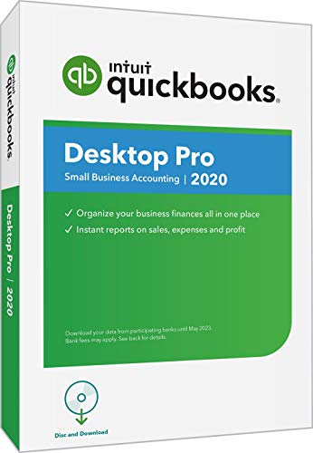 QuickBooks Desktop Pro 2020 Accounting Software for Small Business with Amazon Exclusive Shortcut