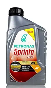 Petronas by al-safa Sprinta F700 4T 15W50 Semi Synthetic Engine Oil for Bike (1 LTR)