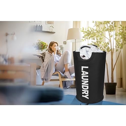 Maxsilan 90L Large Laundry Basket thumbnail 8