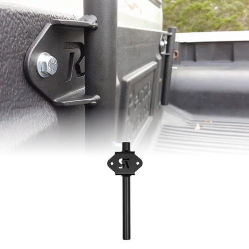 Universal Truck Bed Flag Holder | Holds up to a 1” Flag Pole | Universal Truck Bed Fitment | Hardware is Included | 2-Stage Hammer Black Powder Coat Finish | Made in The USA | Rago Fabrication