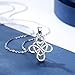 AEONSLOVE Cadena de Plata para Mujer, S925 Plata Esterlina Irlandés Infinito Amor...