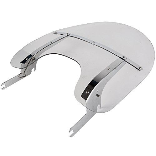 Xfmt Clear Detachable Quick Release Windshield Windscreen W/Chrome Bracket Fit For Harley Davidson Road King Flhr 1994-2022 #TOP7