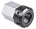 Accusize Industrial Tools Hardened HEX ER-32 Collet Chuck Block for CNC Machine, Slotted Collet Nut Included, 6920-3206