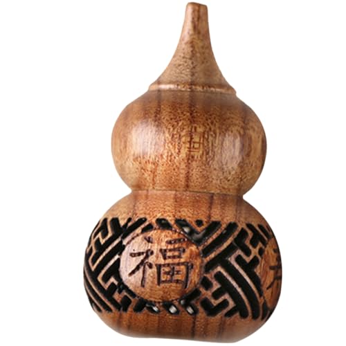 Sachet de cuentas aromáticas en calabaza de madera tallada miniatura 1