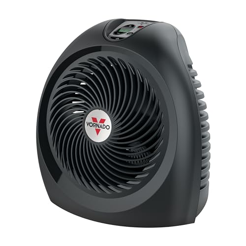 Vornado AVH2 Advanced Whole Room Heater with Automatic Climate Control, Timer, Fan Only Option, Black, Compact