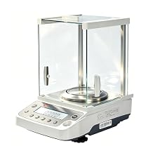 Digital Analytical Balance, 0.1mg High Precision Electronic Lab Scale, 0.0001 Gram Balance Scale with Glass Shield & LCD Display for Laboratory Pharmacy Jewelry Store 220g, 0.1mg