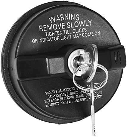 Locking Gas Cap, Lock Fuel Cap Compatible With Chevy GMC Silverado Cruze Express Malibu Colorado Suburban Tahoe Equinox Terrain Sierra Savana Acadia Acura Buick Cadillac Lexus And More