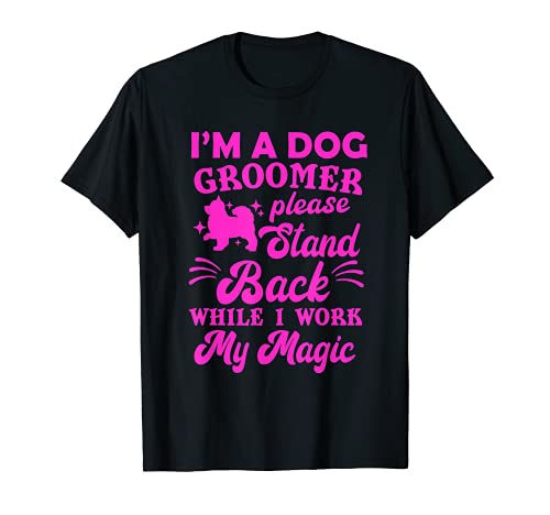 Hundepflege, mobiles Fellpflege-Geschenk T-Shirt