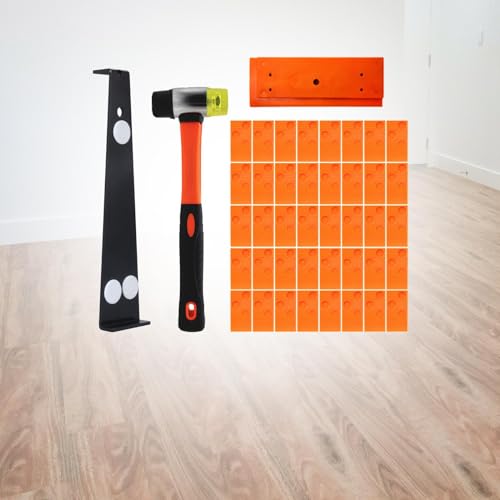 Maillet en fibre de verre et bloc orange de qualité supérieure