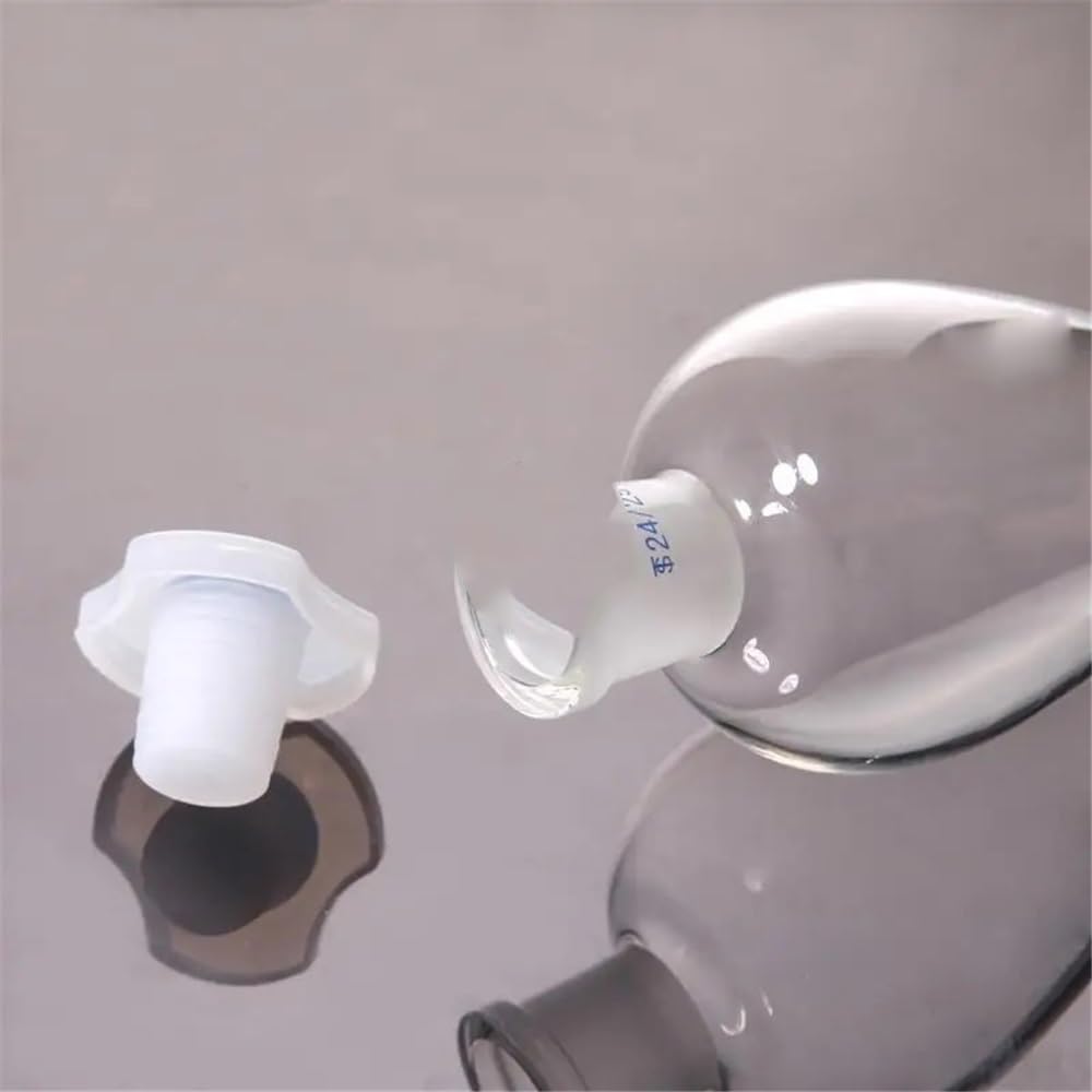 Laborausstattung und -bedarf 1 stücke Laborglas Birnenförmiger Trenntrichter Tropftrichter Mit Glas/PTFE-Kolben 60/125/250/500/1000/2000 ml