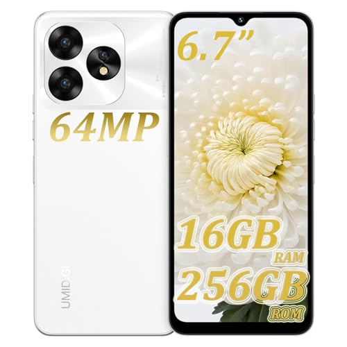 Amazon | UMIDIGI A15 SIMフリー スマホ 本体 16GB RAM+256GB ROM 1TB