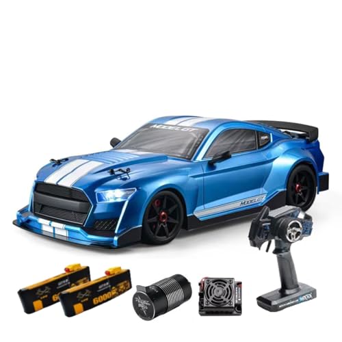 XMFHANG 1/7 Scale Brushless RC Car, 120KM/H High Speed Drifting RC Truck, LED Headlights, Mechanical...