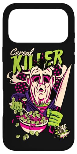 Hülle für iPhone 17 Pro Max Müsli Killer Retro Horror Serienmörder Dark Humor Comic