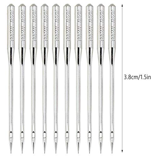 SSKR Premium Organ Art and Craft Stainless Steel Needles | Size 14 | HAx1-14/90 | Set of 05 Needles | Home Use Sewing Machine Needle (Pack of 05 Needles Set) | Needle Type : One Side Flat (Image - 2)