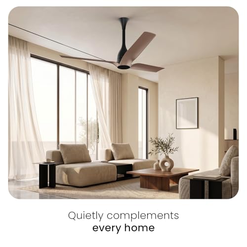 Image of Orient Electric Aerosilent | India's Most Silent Fan | Less than 50dB| 1200mm BLDC Ceiling Fan with Remote | BEE 5-Star Energy-Efficient Fan | Red Dot Design Winner| 5-Year Warranty | Tangerine Brown